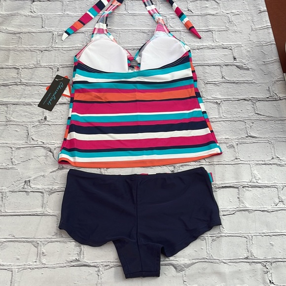 Charm Leaks Womens Tankini Size Small New With Tags - Picture 2 of 4